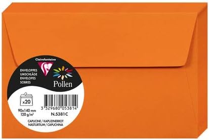 ENVELOPE POLLEN 90X140 120G NASTURTIUM-5381