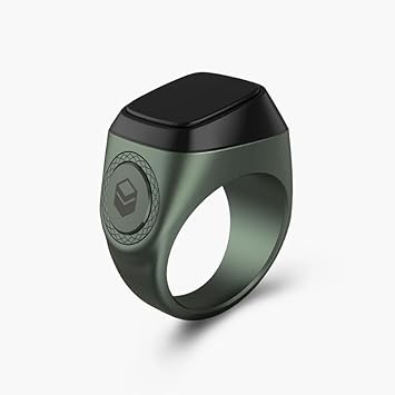 IQIBLA ZIKR RING E01S LITE 18MM GREEN