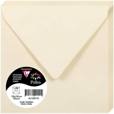 ENVELOPE POLLEN 120X120 IVORY-12017