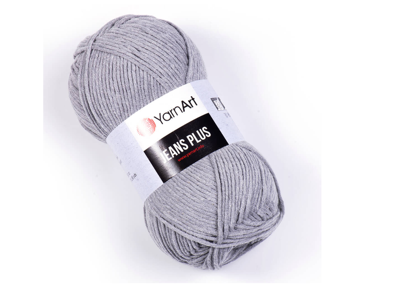 46 COT/PREMIUM ACRYLIC YARN 100G DARK GREY-Y-ART/JEANS PLUS