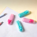 DELI-ERASER NEONUP-PACK OF 4 PCS-ASSORTED COLOR