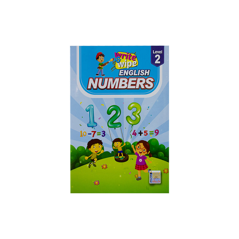 WRITE WIPE ENGLISH NUMBERS LEVEL 2