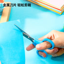 DELI-SCISSORS 122MM W/COVER MACARON -PACK OF 2 PCS-ASSORTED COLOR