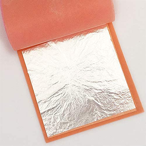 SILVER LEAVES 14X14CM 50PCS - S50