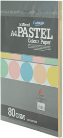 COLOR PAPER A4 80G 100SHT LIGHT-CA4777