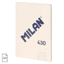 A4 glued notebook, lined paper, 48 sheets of 95 gr/m²