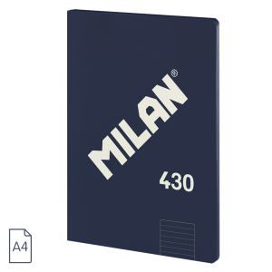 A4 glued notebook, lined paper, 48 sheets of 95 gr/m²