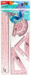 RULER SET 4PCS FLEXIBLE - H23