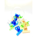 BINDER CLIP 38MM PLASTIC TRANS CLRS 24PCS