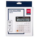 DELI CALCULATOR 12 DIGIT W/TAX WHITE-M01010