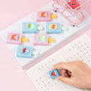 DELI-ERASER 67X35X18 MM MAGIC BOX-PACK OF 12 PCS-ASSORTED COLOR