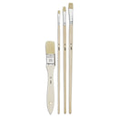 PEBEO-BRUSH WHITE MIX BRISTLE LONG HAND 4PCS-952408
