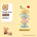 DELI-BINDER CLIP 4PCS BUTTER BEAR-HY402