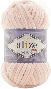 Alize Velluto Hand Knitting Yarn  100grs.- 100% Micropolyester