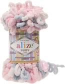 5864 MICRO POLY YARN 100G-ALIZE/PUFFY COLOR