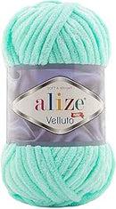 Alize Velluto Hand Knitting Yarn  100grs.- 100% Micropolyester