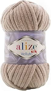 Alize Velluto Hand Knitting Yarn  100grs.- 100% Micropolyester