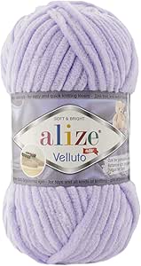 Alize Velluto Hand Knitting Yarn  100grs.- 100% Micropolyester