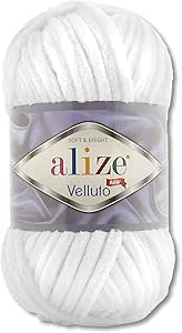 Alize Velluto Hand Knitting Yarn  100grs.- 100% Micropolyester