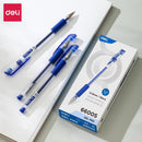 DELI-GEL PEN 0.5 BLUE-6600S-BL-PACK OF 12 PCS