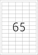 LABELS TOPSTICK 38.1 X 21.2 MM-Pack of 100 pcs