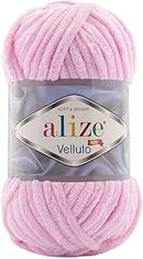 Alize Velluto Hand Knitting Yarn  100grs.- 100% Micropolyester