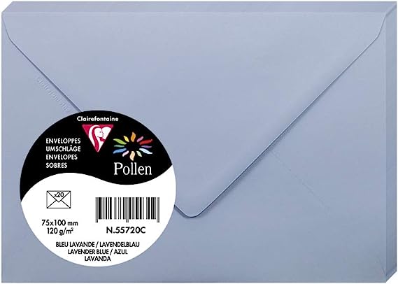 ENVELOPE POLLEN 75X100 120G LAVANDER-55720