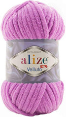 Alize Velluto Hand Knitting Yarn  100grs.- 100% Micropolyester