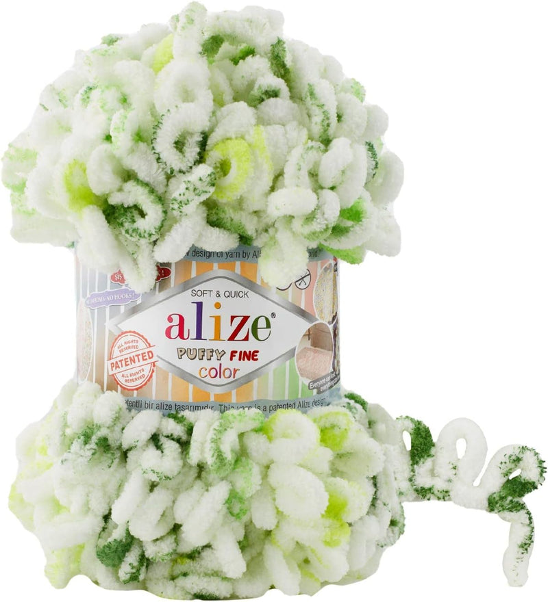 ALIZE/PUFFY FINE COLOR-YARN 100G-7627