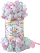 6052 MICRO POLY YARN 100G (674780)-ALIZE/PUFFY COLOR