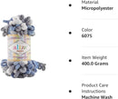 6075 MICRO POLY YARN 100G-ALIZE/PUFFY COLOR