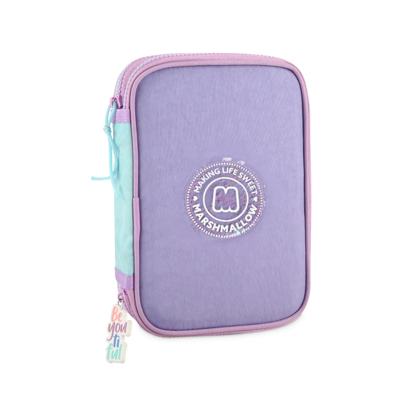 VANITY POUCH 2 ZIP MARSHMALLOW-65357