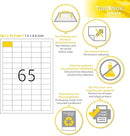 LABELS TOPSTICK 38.1 X 21.2 MM-Pack of 100 pcs