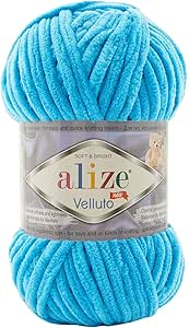 Alize Velluto Hand Knitting Yarn  100grs.- 100% Micropolyester