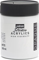 Pebeo-Acrylic Color Studio 500ml Titanium White-171011