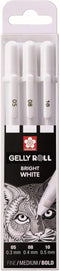 GELLY ROLL WHITE 3PCS-POXPGBWH3C