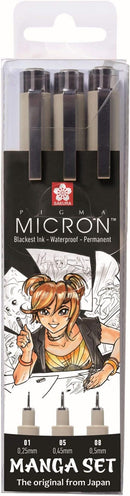 SAKURA PIGMA MANGA SET 3PCS