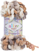 5926 MICRO POLY YARN 100G (595030)-ALIZE/PUFFY COLOR