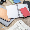 SPIRAL NOTE BOOK A4 50'S 5X5 AGE BAG BLACK-781421