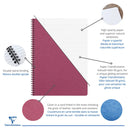 SPIRAL NOTE BOOK A4 50'S AGE BAG PINK-781456