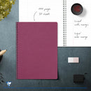 SPIRAL NOTE BOOK A4 50'S AGE BAG PINK-781456