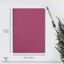 SPIRAL NOTE BOOK A4 50'S AGE BAG PINK-781456