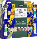 Pebeo-Acrylic Studio 20 Color x 20ml Set-833426