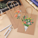 SHOPPING BAG BROWN 19X24.5X8