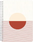 SPIRAL NOTE BOOK A5 74'S TERRACOTTA-116065