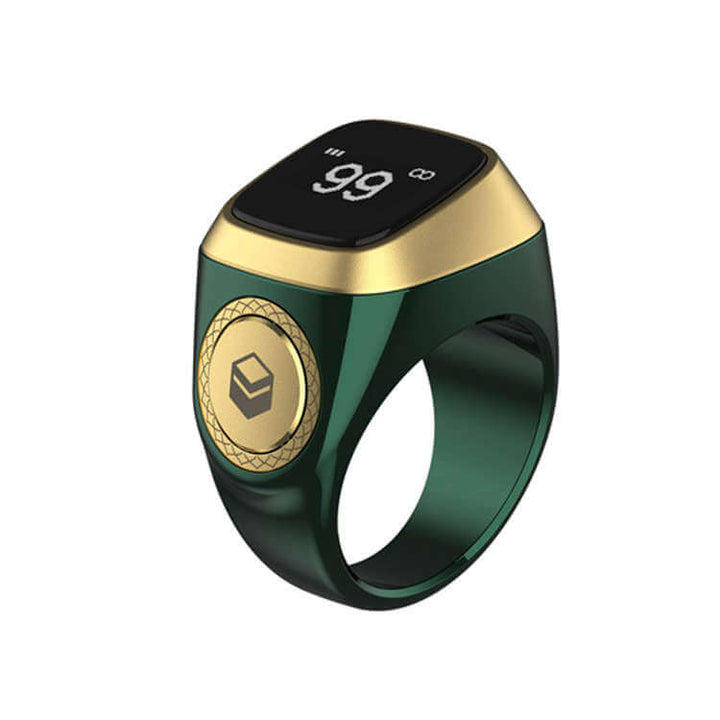 IQIBLA ZIKR RING 18MM GREEN-6970126920466