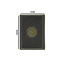 مصحف 14×20   7لون غلاف بيو مذهب الاطراف