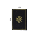 مصحف 14×20   7لون غلاف بيو مذهب الاطراف