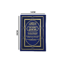 مصحف 14×20 عربي انجليزي لاتيني الوان الطيف بيو