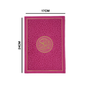 مصحف 17×24  7لون غلاف بيو مذهب الاطراف